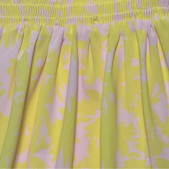 GB Girls Yellow and Pink Floral Ruffle Dress - Picture 3 of 7